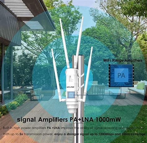 outdoor wifi extender height